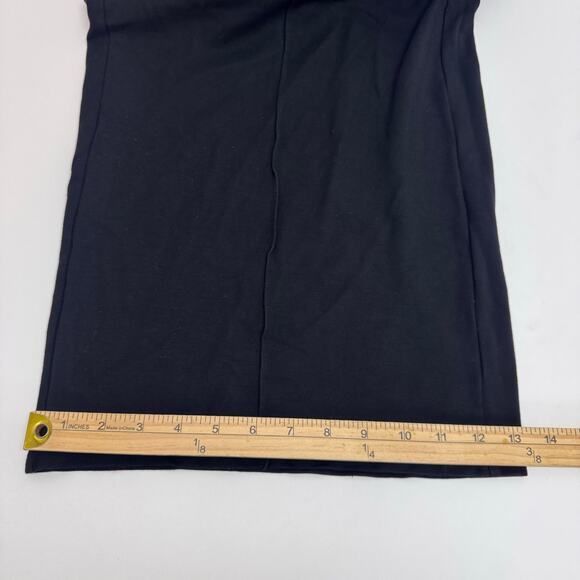 J Jill Wearever Forward Seam Wide Leg Crop Pants Women L Black Basic Minimalist - Picture 5 of 8